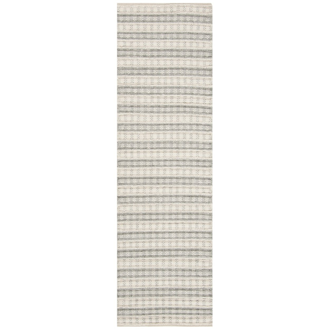 SAFAVIEH Natura NAT403A Handwoven Grey / Ivory Rug Image 3