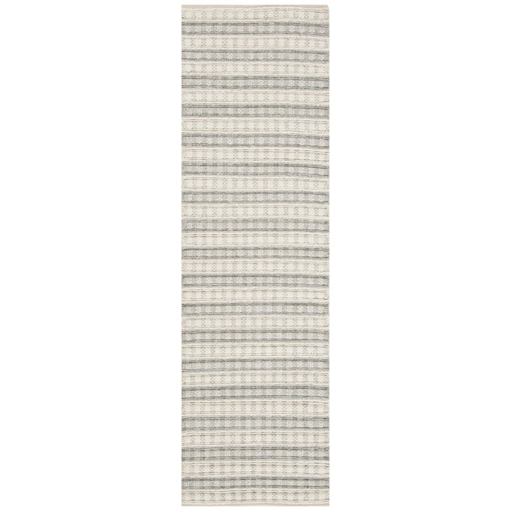 SAFAVIEH Natura NAT403A Handwoven Grey / Ivory Rug Image 3