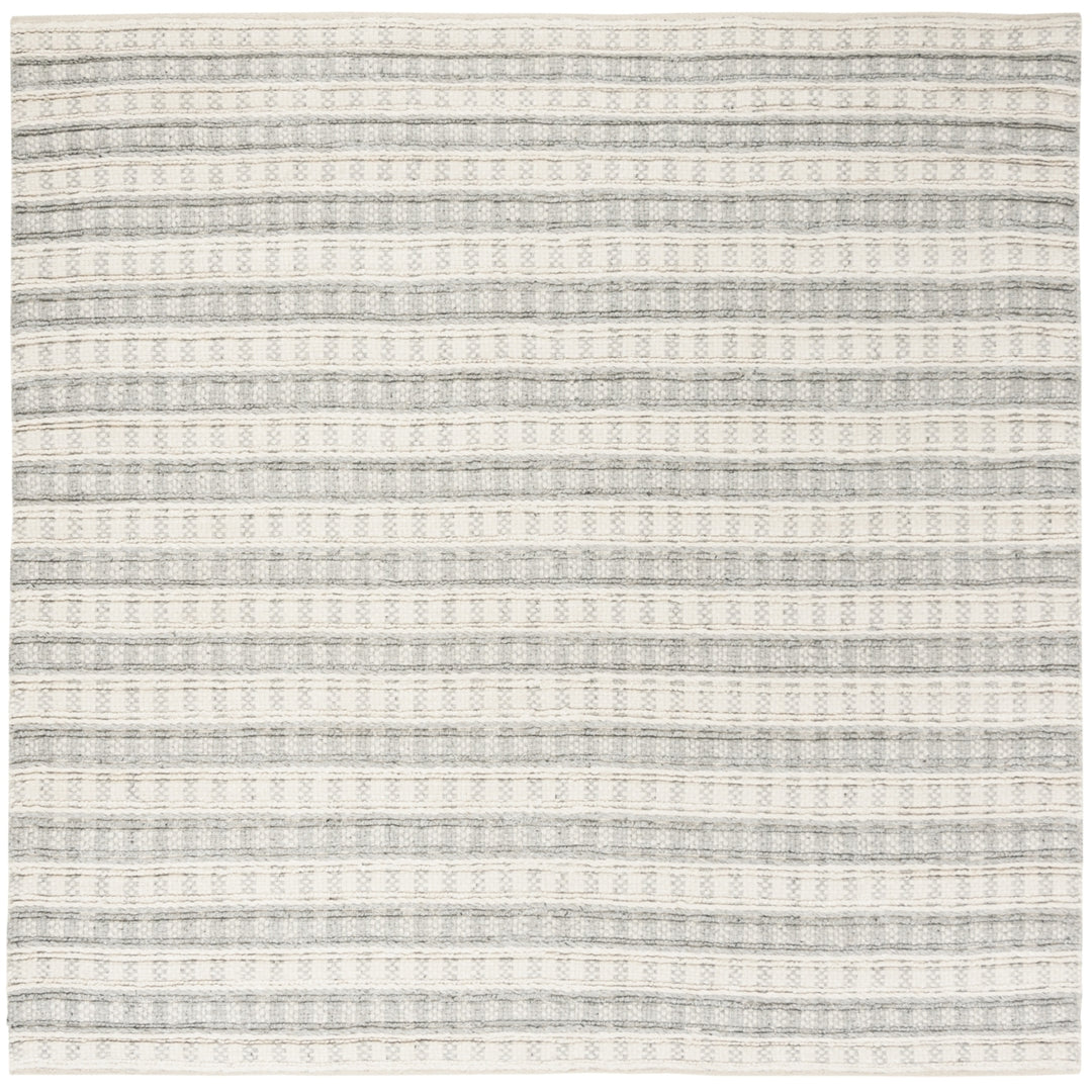 SAFAVIEH Natura NAT403A Handwoven Grey / Ivory Rug Image 4