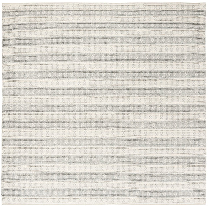 SAFAVIEH Natura NAT403A Handwoven Grey / Ivory Rug Image 1