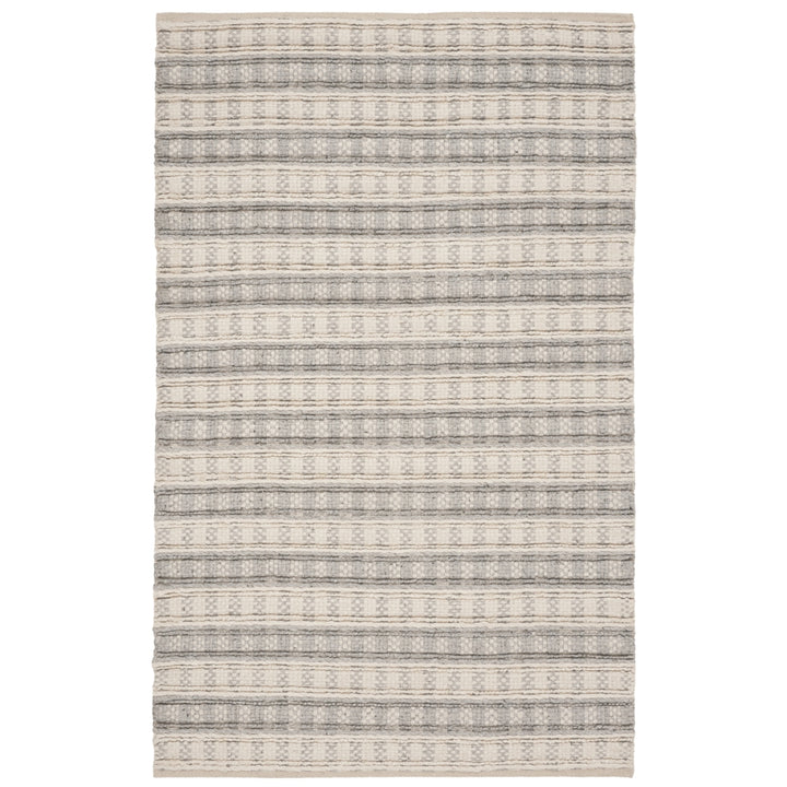 SAFAVIEH Natura NAT403A Handwoven Grey / Ivory Rug Image 6