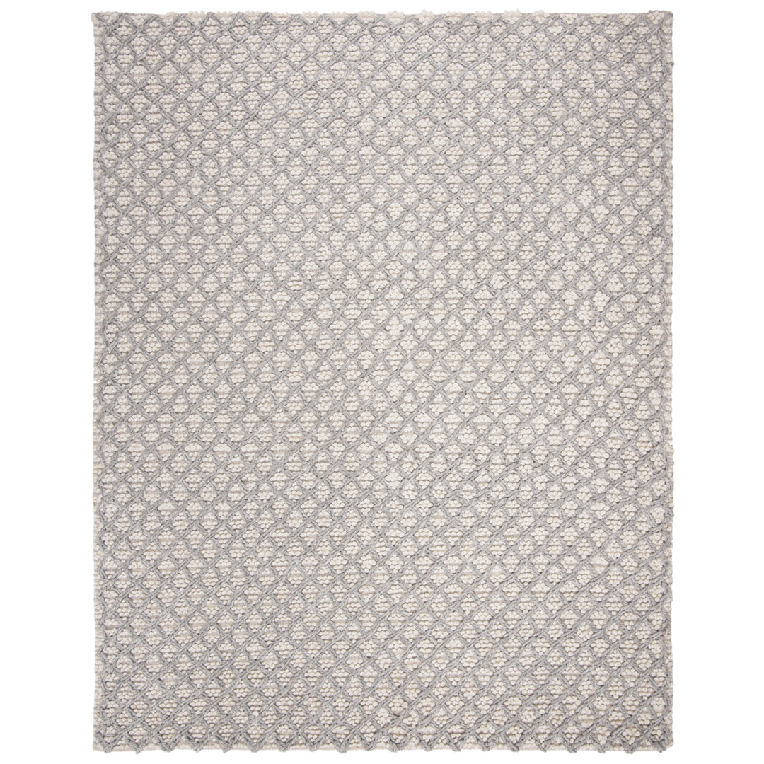 SAFAVIEH Natura NAT404G Handwoven Silver / Ivory Rug Image 1