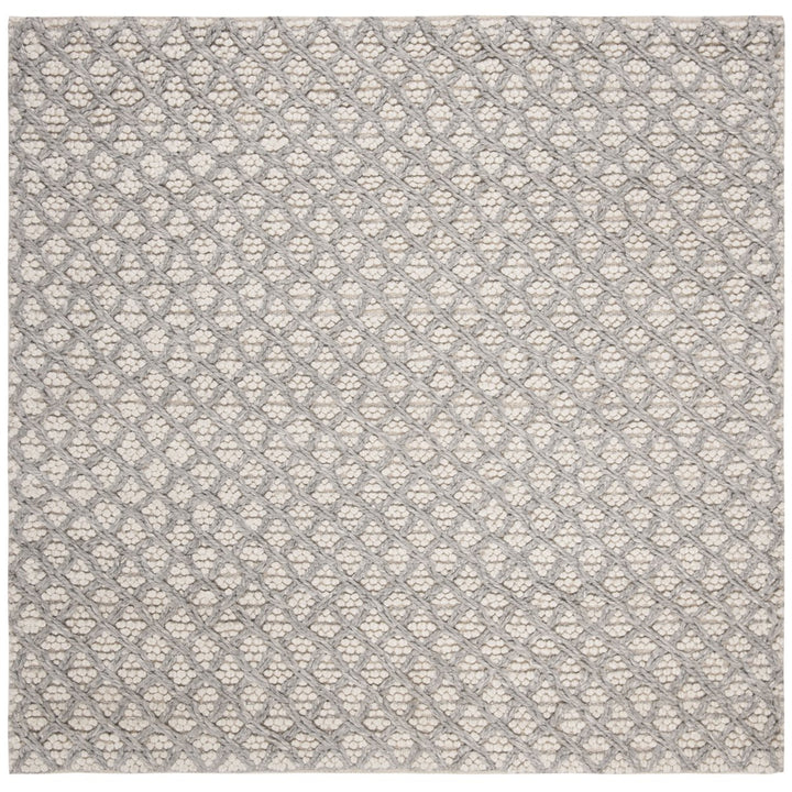 SAFAVIEH Natura NAT404G Handwoven Silver / Ivory Rug Image 4