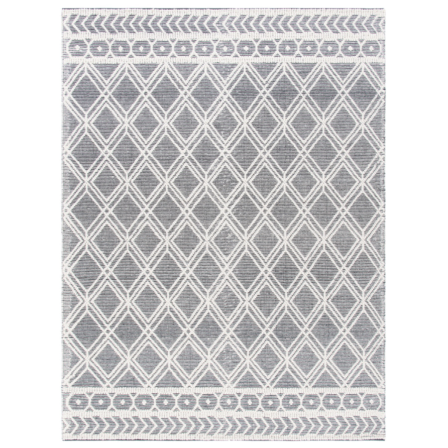 SAFAVIEH Natura NAT478A Handwoven Ivory / Black Rug Image 1