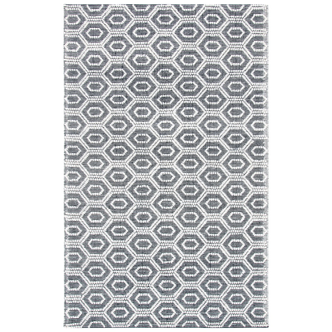 SAFAVIEH Natura NAT476A Handwoven Ivory / Black Rug Image 1