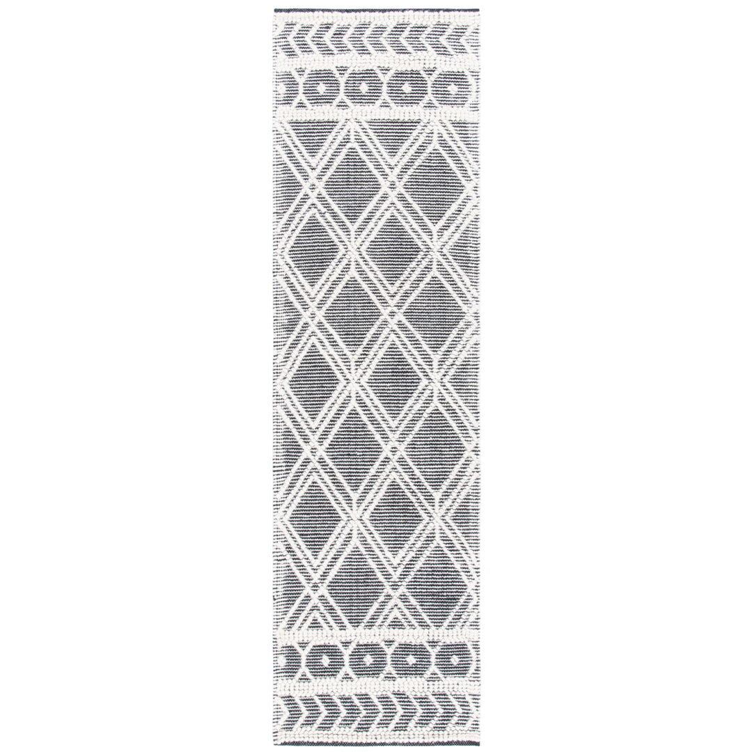 SAFAVIEH Natura NAT478A Handwoven Ivory / Black Rug Image 5