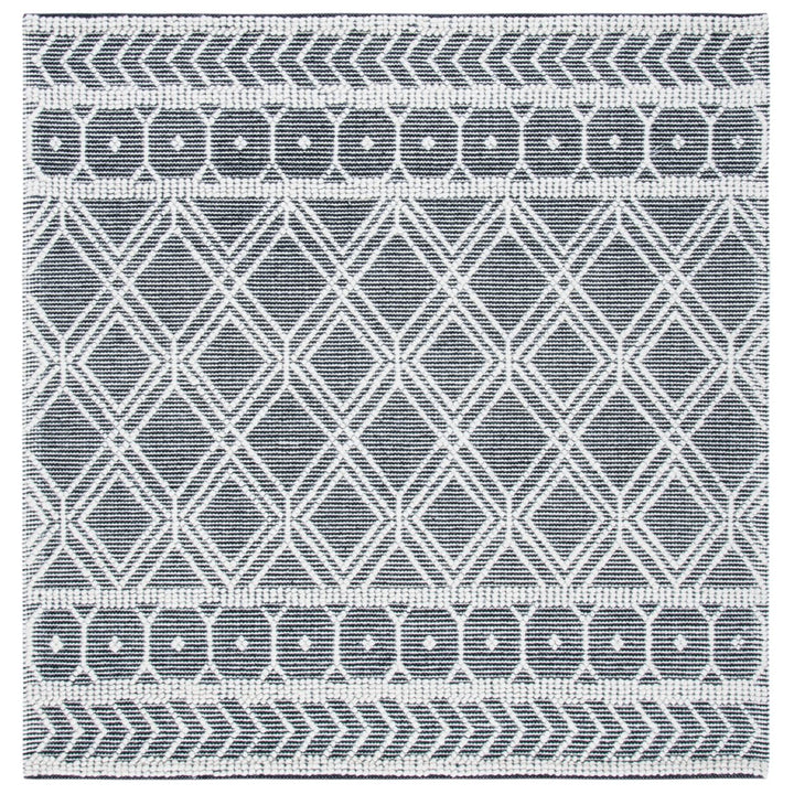 SAFAVIEH Natura NAT478A Handwoven Ivory / Black Rug Image 1