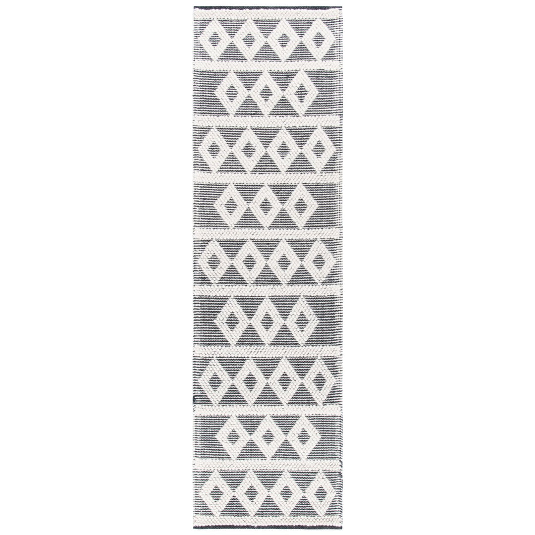 SAFAVIEH Natura NAT479A Handwoven Ivory / Black Rug Image 5