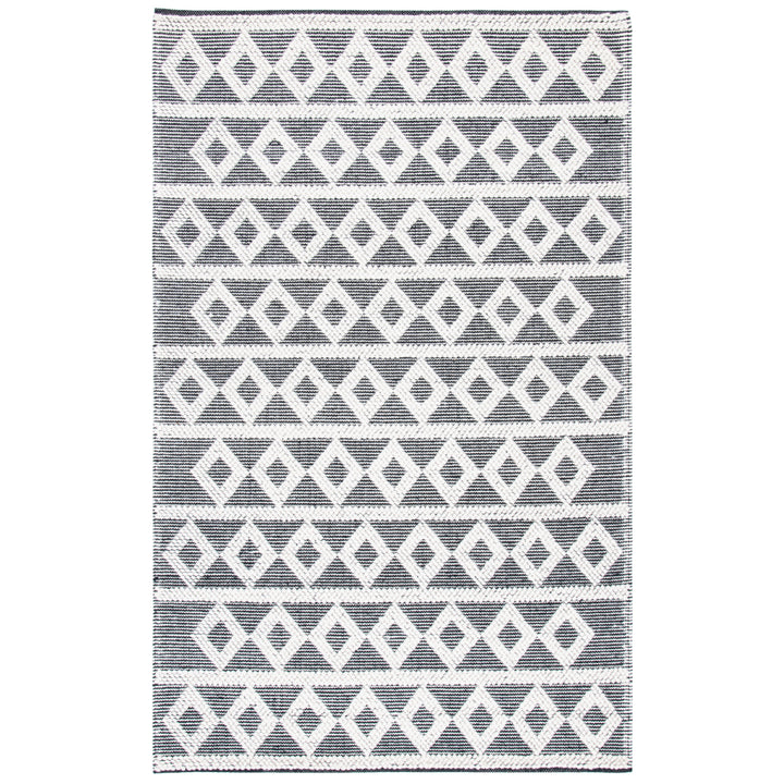 SAFAVIEH Natura NAT479A Handwoven Ivory / Black Rug Image 10