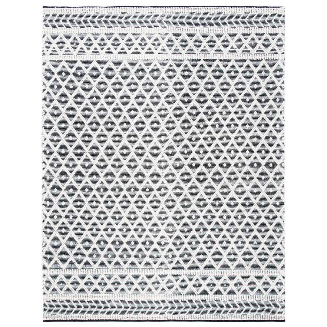 SAFAVIEH Natura NAT482A Handwoven Ivory / Black Rug Image 1