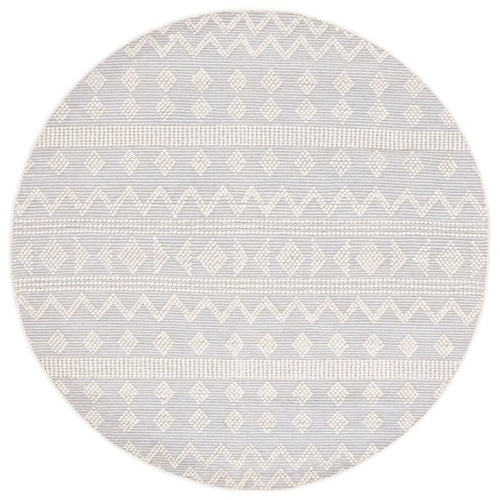 SAFAVIEH Natura NAT342A Handwoven Ivory / Light Blue Rug Image 1