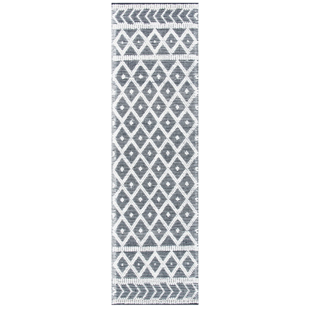 SAFAVIEH Natura NAT482A Handwoven Ivory / Black Rug Image 1