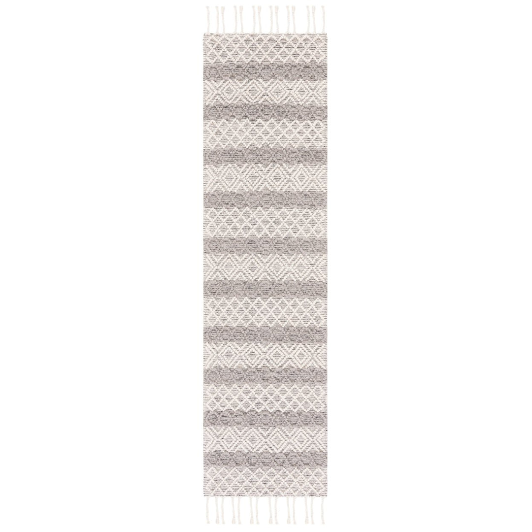 SAFAVIEH Natura NAT344A Handwoven Ivory / Charcoal Rug Image 1