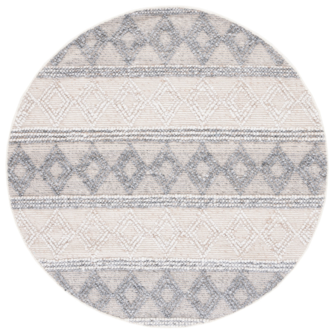 SAFAVIEH Natura NAT343A Handwoven Ivory / Grey Rug Image 4