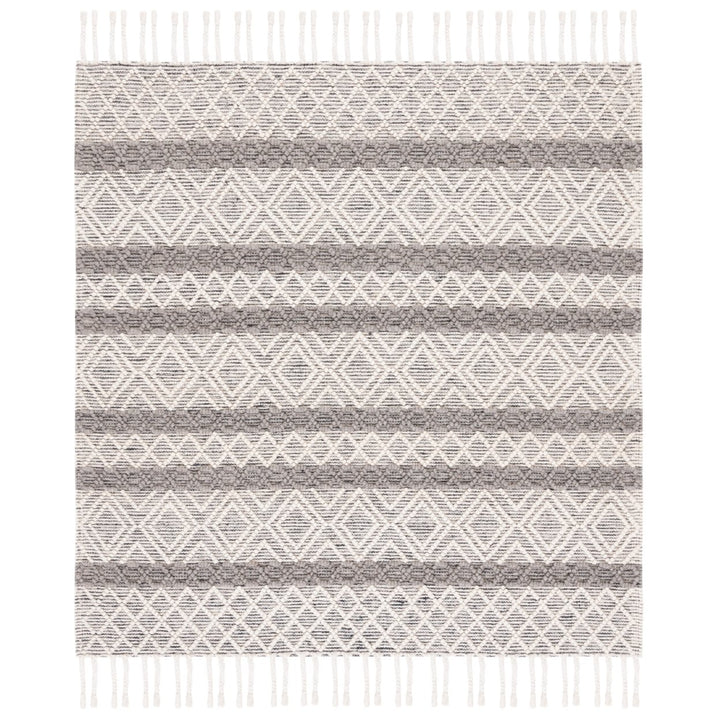 SAFAVIEH Natura NAT344A Handwoven Ivory / Charcoal Rug Image 1