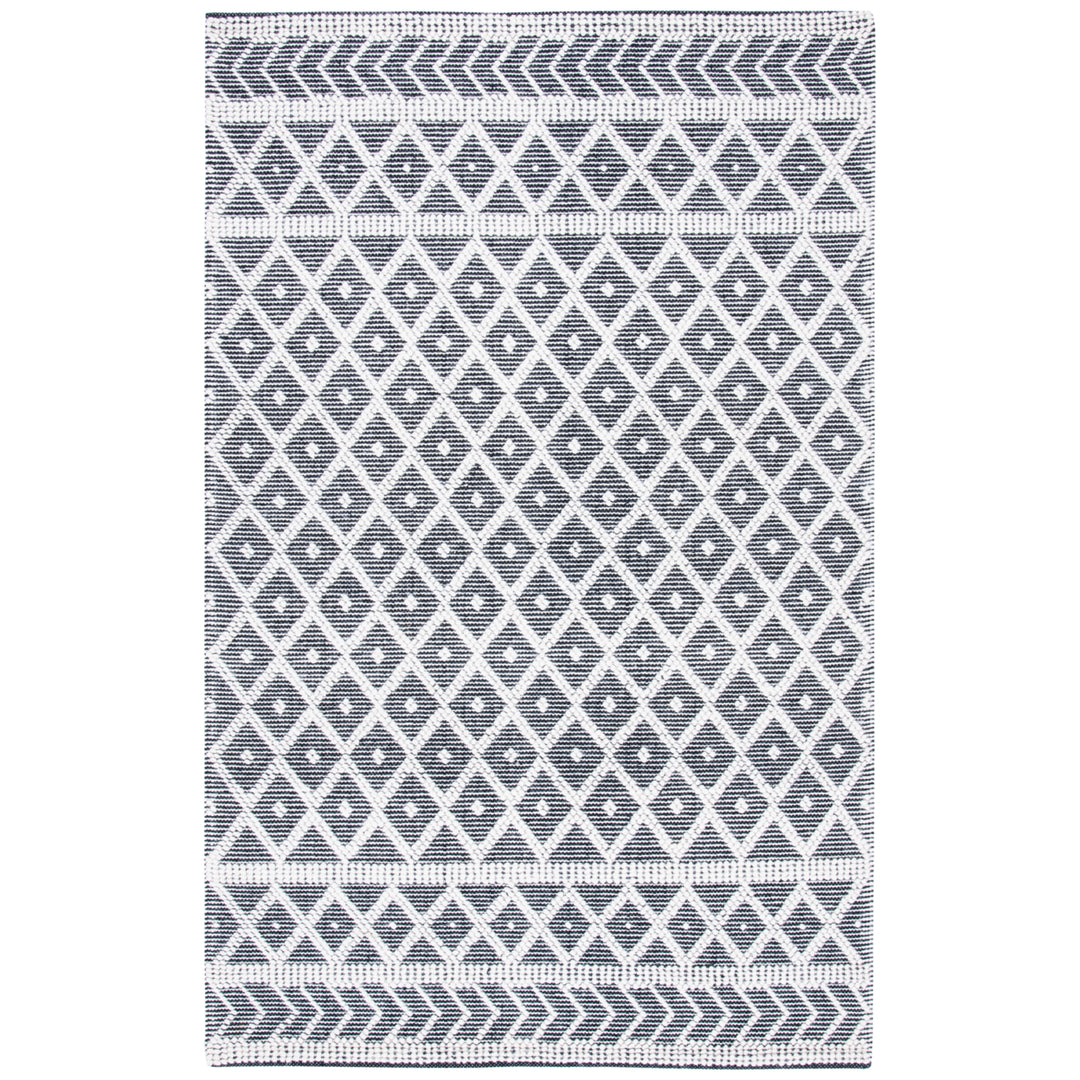 SAFAVIEH Natura NAT482A Handwoven Ivory / Black Rug Image 10