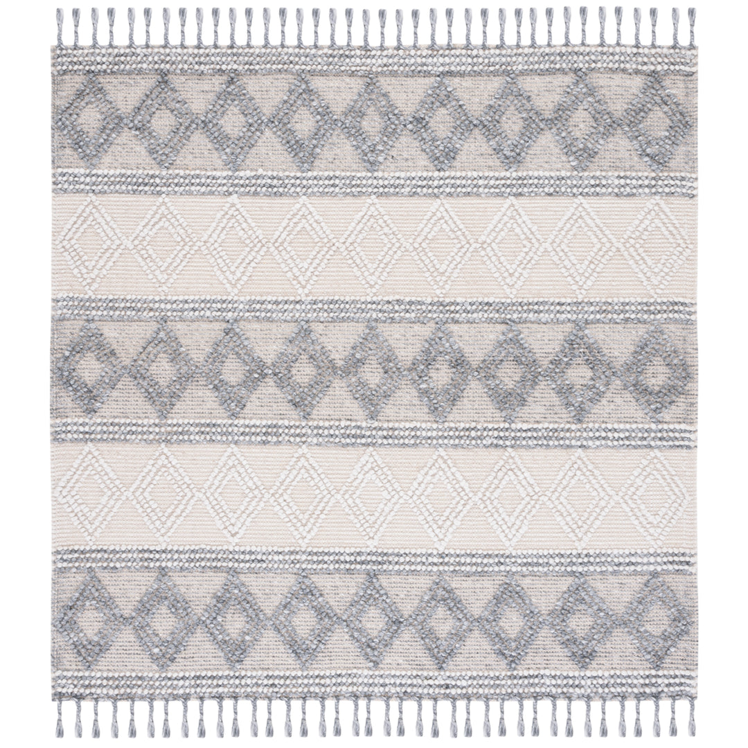 SAFAVIEH Natura NAT343A Handwoven Ivory / Grey Rug Image 6