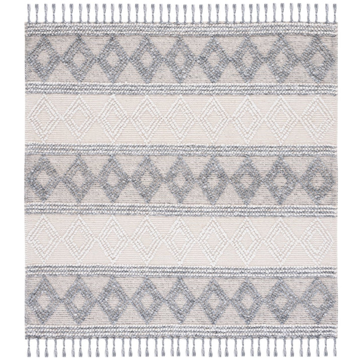 SAFAVIEH Natura NAT343A Handwoven Ivory / Grey Rug Image 1