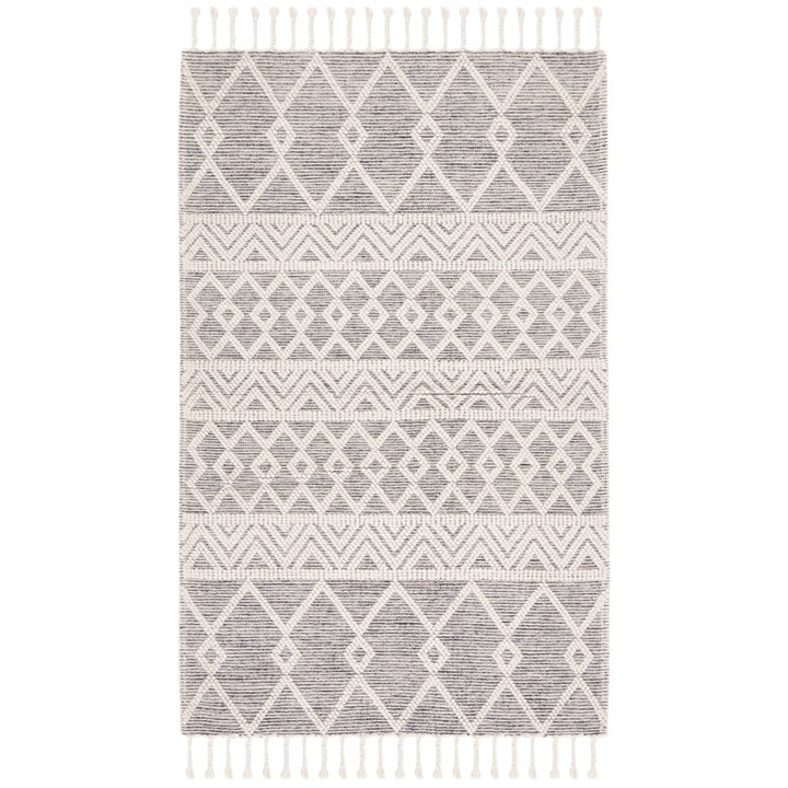 SAFAVIEH Natura NAT347A Handwoven Ivory / Black Rug Image 1