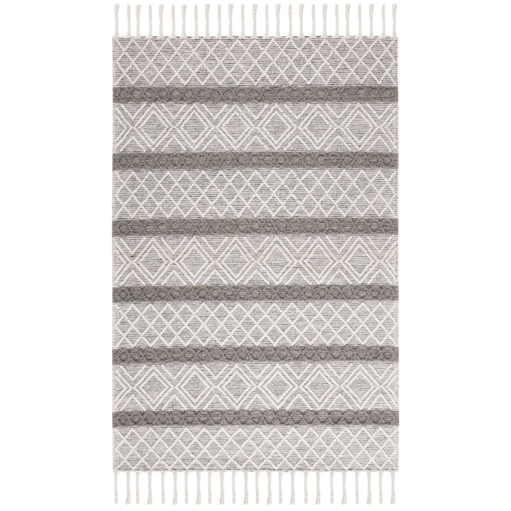 SAFAVIEH Natura NAT344A Handwoven Ivory / Charcoal Rug Image 1