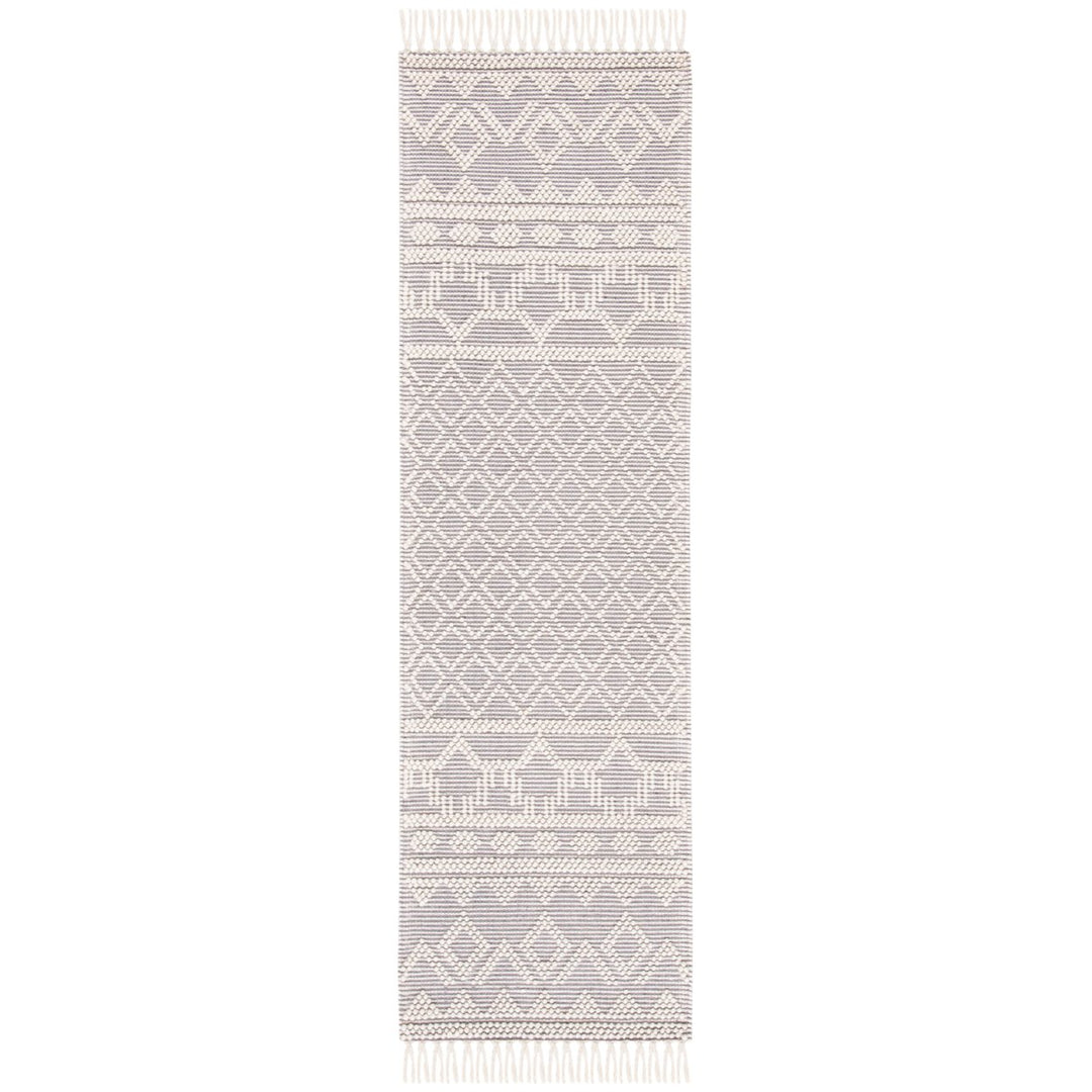 SAFAVIEH Natura NAT351A Handmade Ivory / Grey Rug Image 1