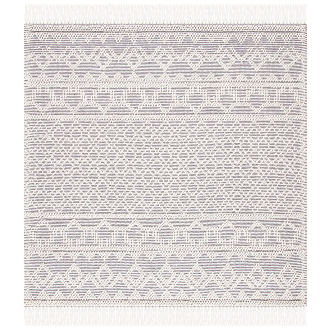 SAFAVIEH Natura NAT351A Handmade Ivory / Grey Rug Image 1