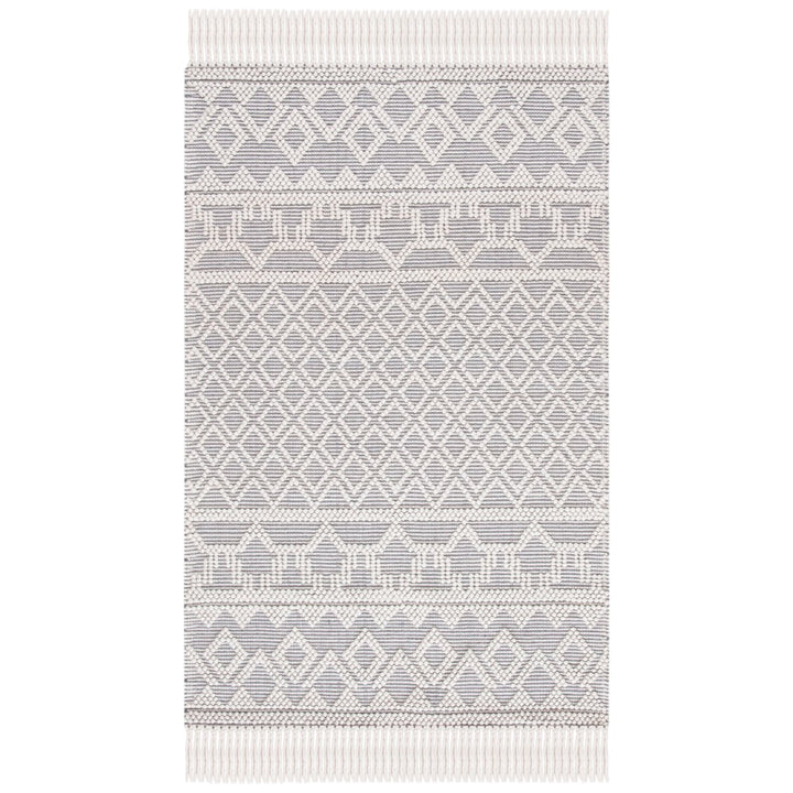 SAFAVIEH Natura NAT351A Handmade Ivory / Grey Rug Image 1