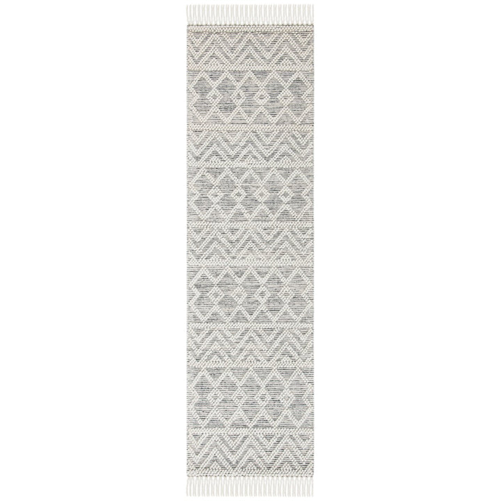 SAFAVIEH Natura NAT353A Handmade Ivory / Black Rug Image 1