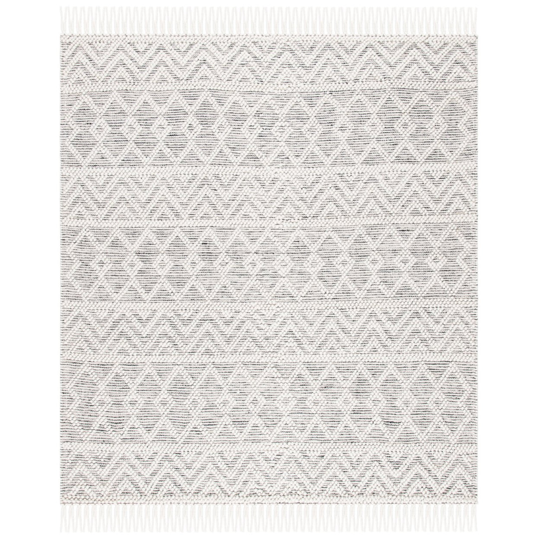 SAFAVIEH Natura NAT353A Handmade Ivory / Black Rug Image 1