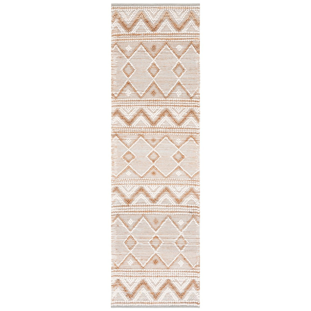 SAFAVIEH Natura NAT504A Handwoven Natural / Ivory Rug Image 1