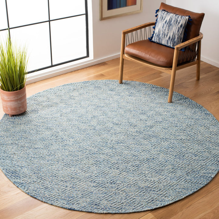 SAFAVIEH Natura Collection NAT503B Handwoven Blue Rug Image 9