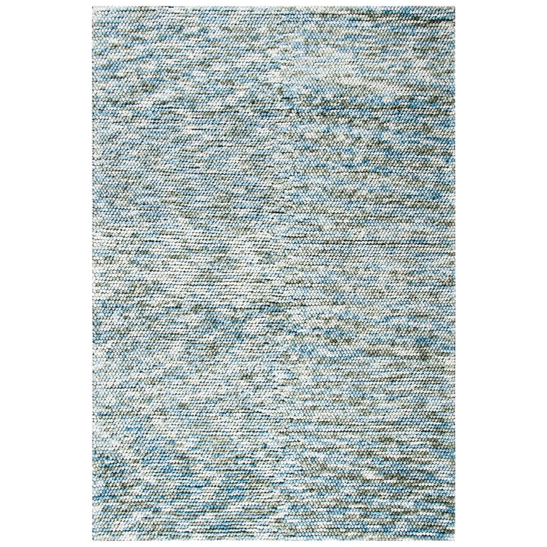 SAFAVIEH Natura NAT551M Handmade Blue / Ivory Rug Image 1