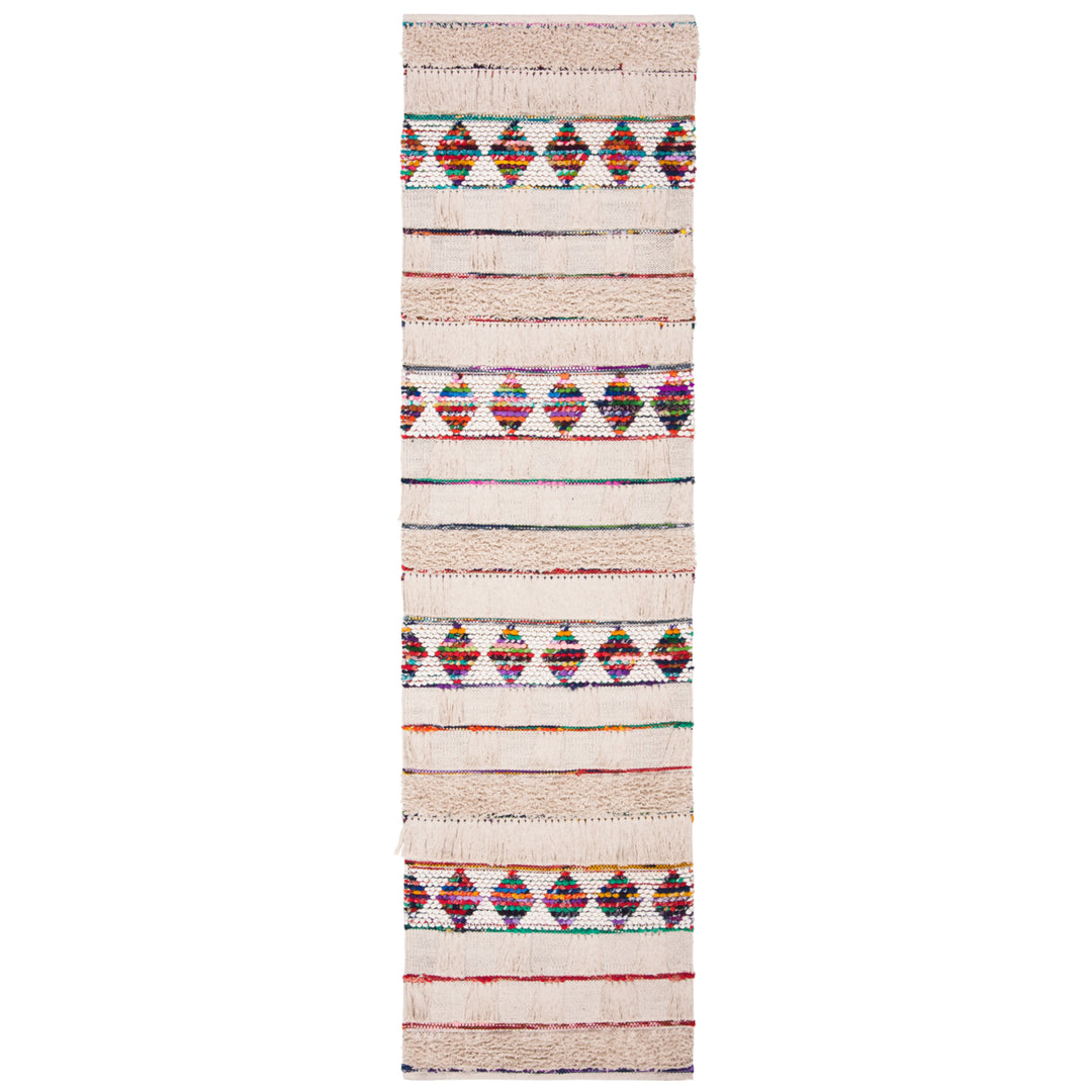 SAFAVIEH Natura NAT657A Handwoven Ivory / Red Rug Image 3