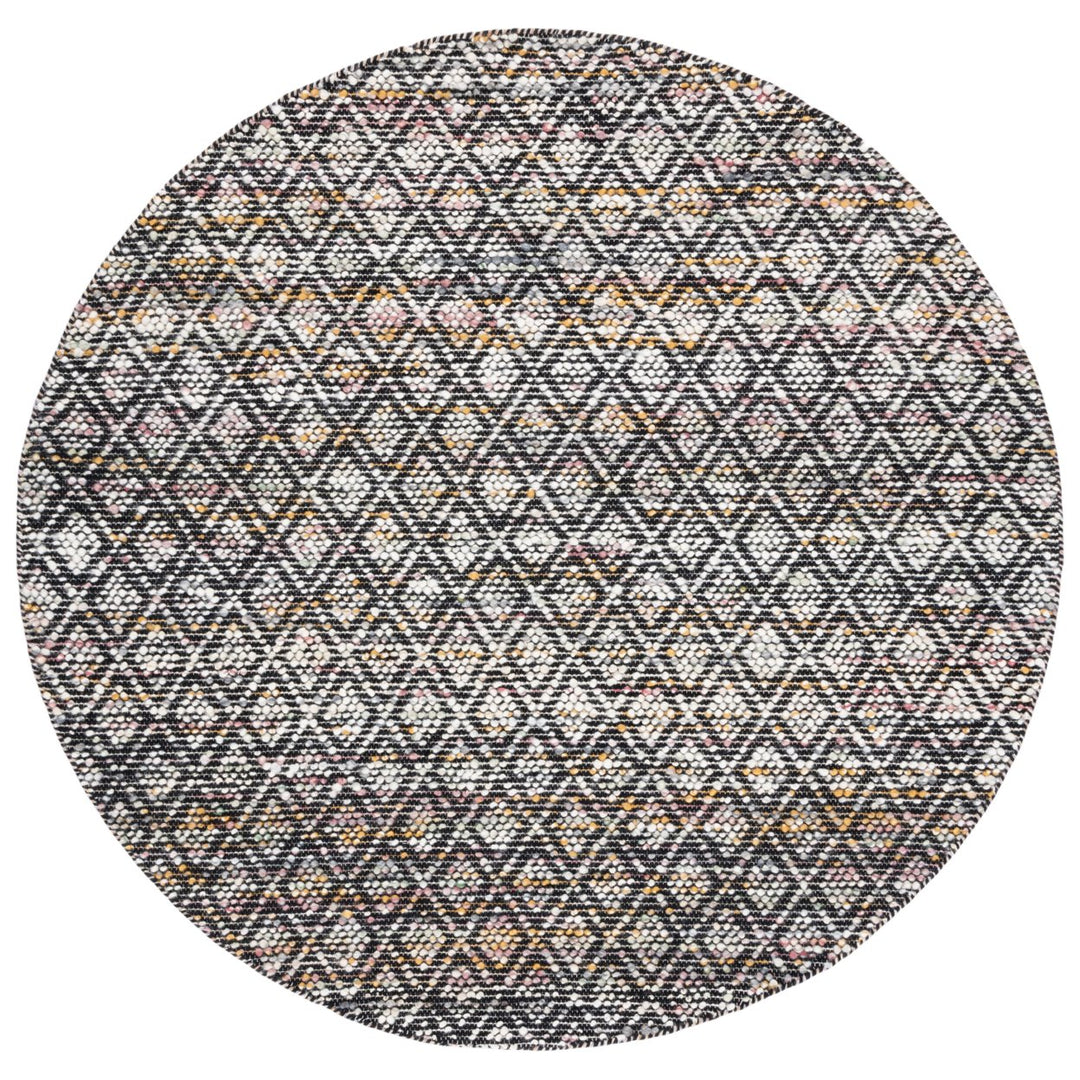 SAFAVIEH Natura NAT615Z Handwoven Ivory / Black Rug Image 1