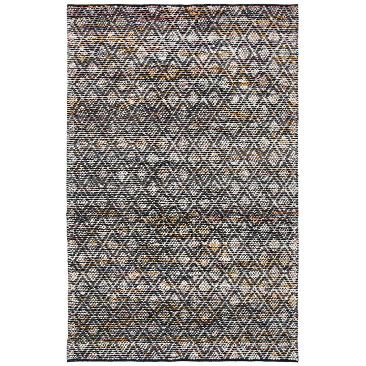 SAFAVIEH Natura NAT615Z Handwoven Ivory / Black Rug Image 1