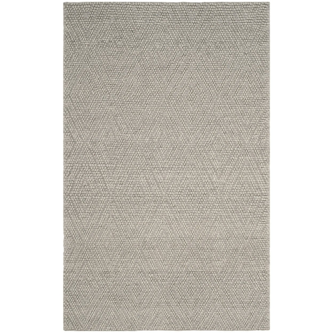 SAFAVIEH Natura Collection NAT623C Handwoven Silver Rug Image 1