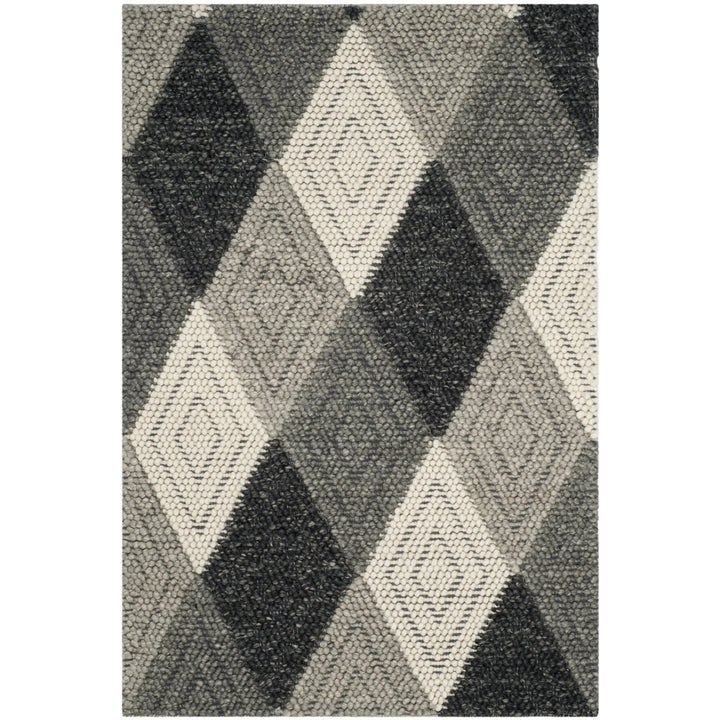 SAFAVIEH Natura NAT623D Handwoven Anthracite Rug Image 1