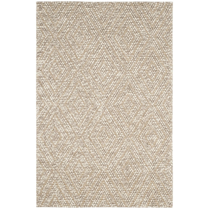 SAFAVIEH Natura Collection NAT623B Handwoven Beige Rug Image 1