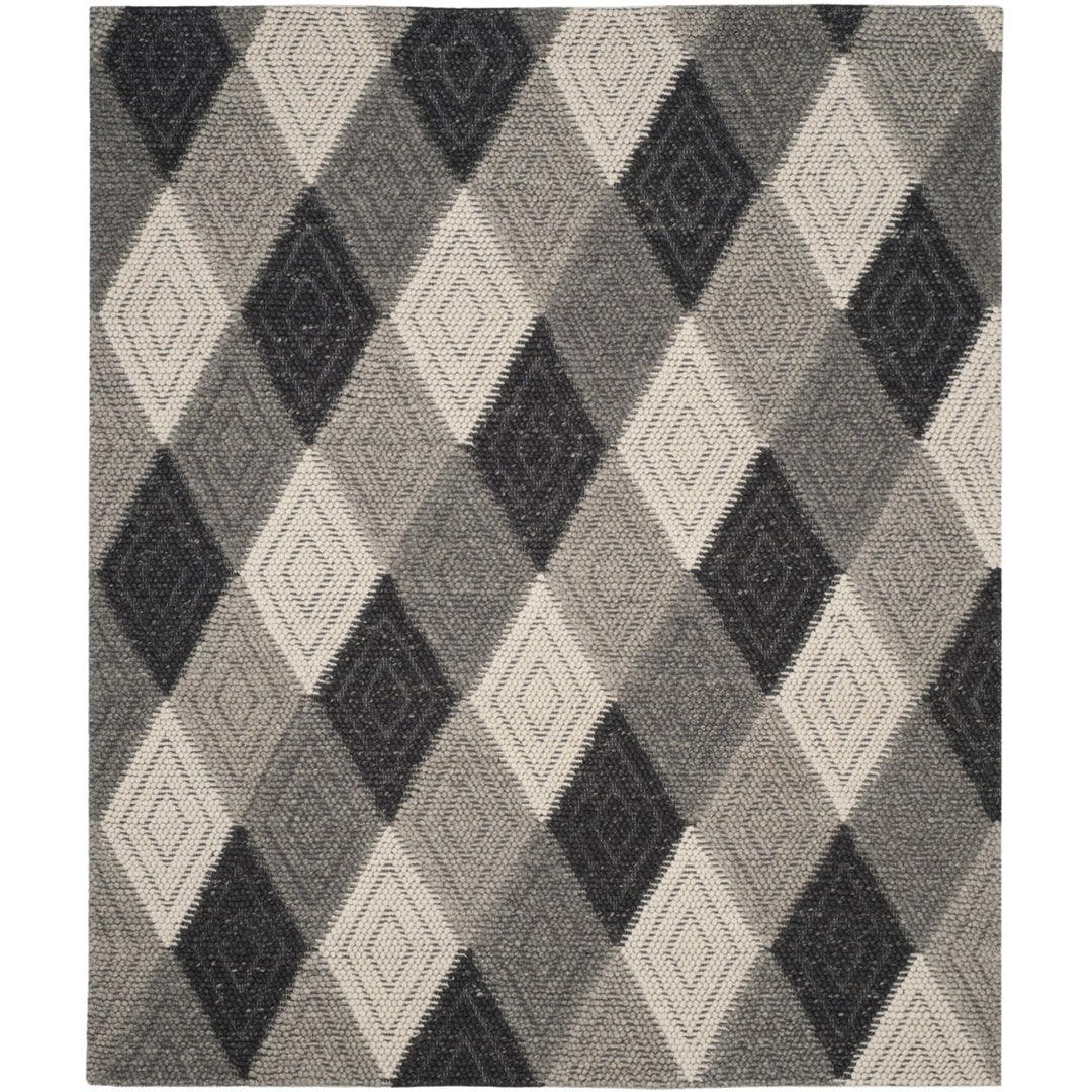 SAFAVIEH Natura NAT623D Handwoven Anthracite Rug Image 1