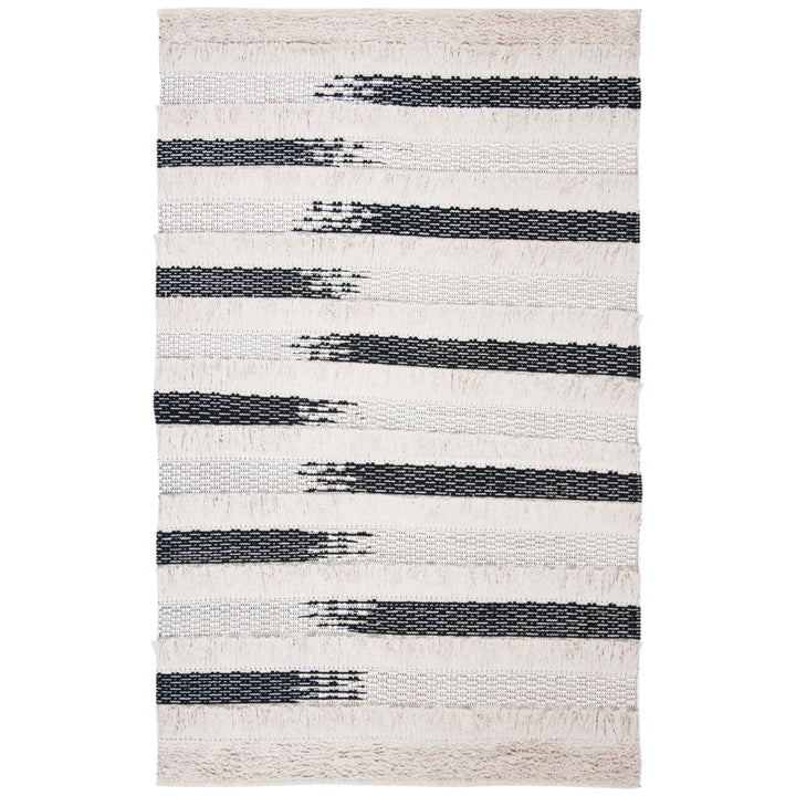 SAFAVIEH Natura NAT655A Handwoven Ivory / Black Rug Image 9