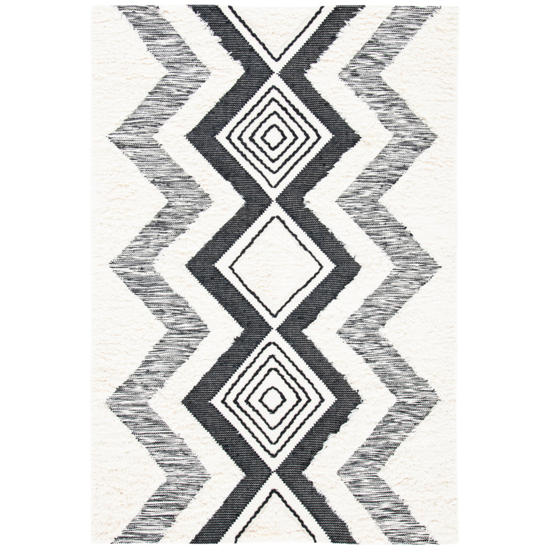 SAFAVIEH Natura NAT681A Handwoven Ivory / Black Rug Image 2