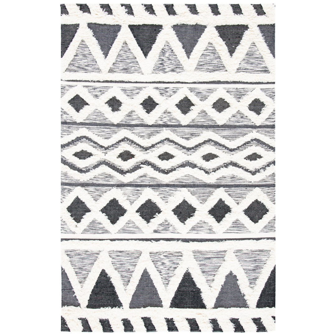 SAFAVIEH Natura NAT685A Handwoven Ivory / Black Rug Image 2