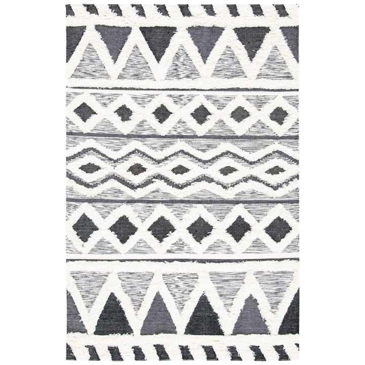 SAFAVIEH Natura NAT685A Handwoven Ivory / Black Rug Image 1