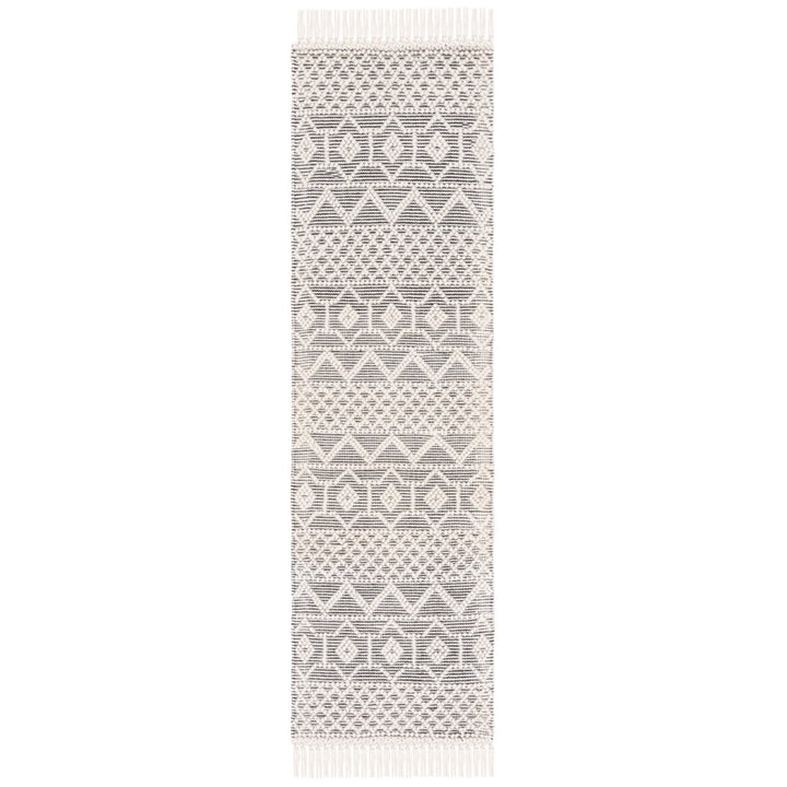 SAFAVIEH Natura NAT687A Handmade Ivory / Black Rug Image 1