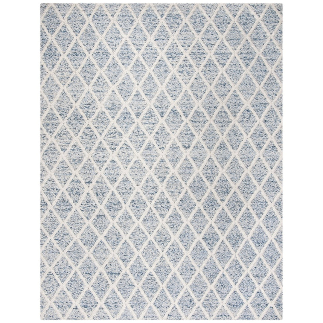 SAFAVIEH Natura NAT711B Handwoven Ivory / Blue Rug Image 1