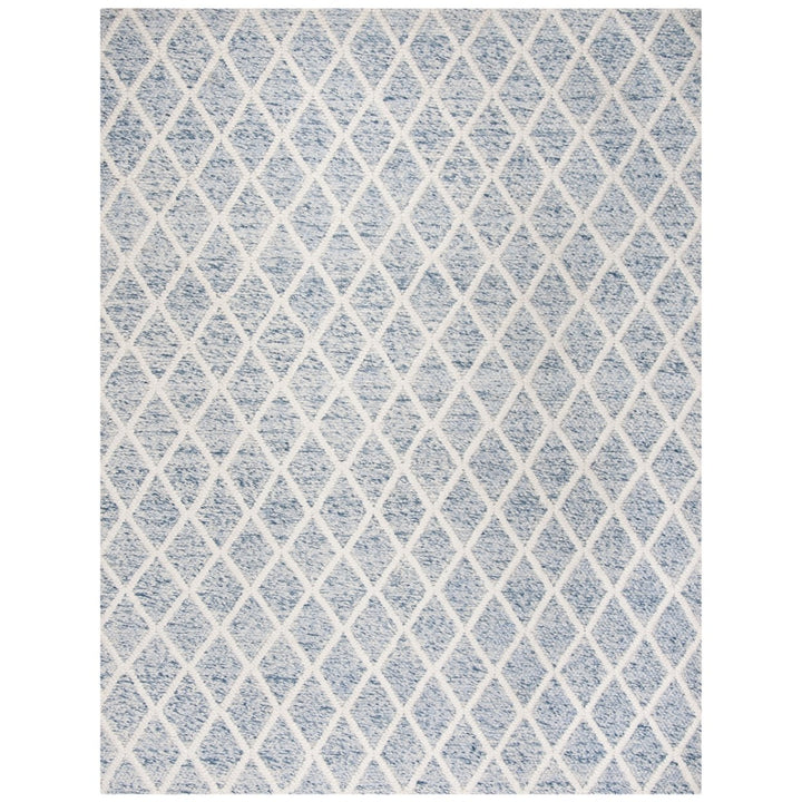 SAFAVIEH Natura NAT711B Handwoven Ivory / Blue Rug Image 1