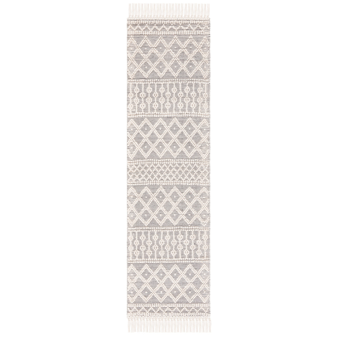 SAFAVIEH Natura NAT688A Handmade Ivory / Grey Rug Image 3