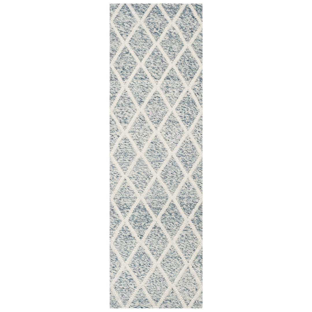 SAFAVIEH Natura NAT711B Handwoven Ivory / Blue Rug Image 3