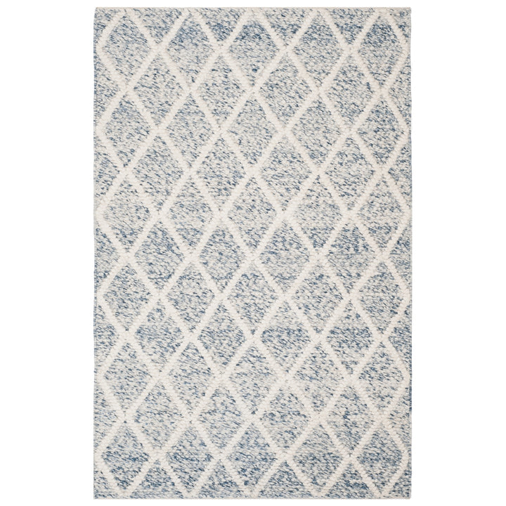 SAFAVIEH Natura NAT711B Handwoven Ivory / Blue Rug Image 4