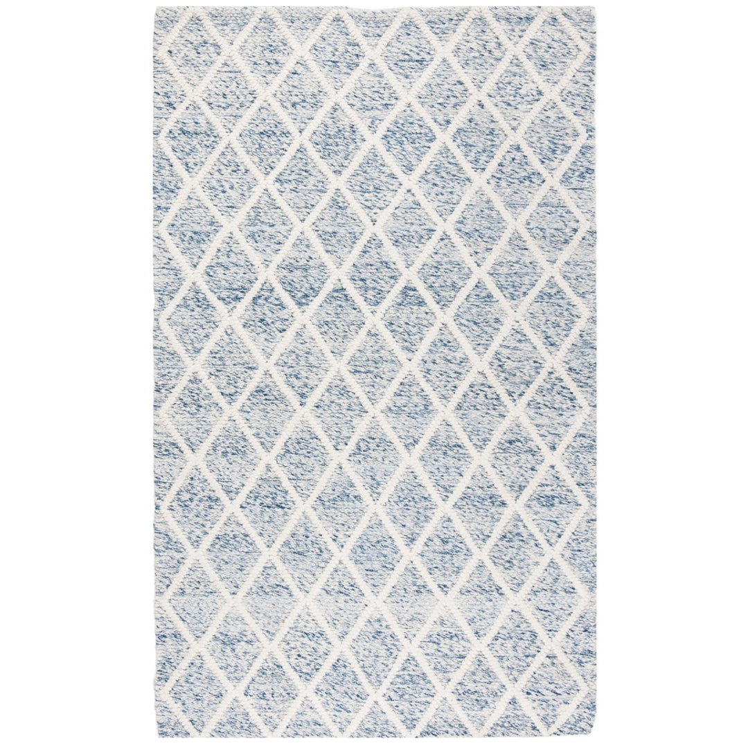 SAFAVIEH Natura NAT711B Handwoven Ivory / Blue Rug Image 5